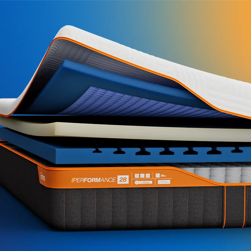 Emma mattress designed for personalised comfort and responsive sleep support