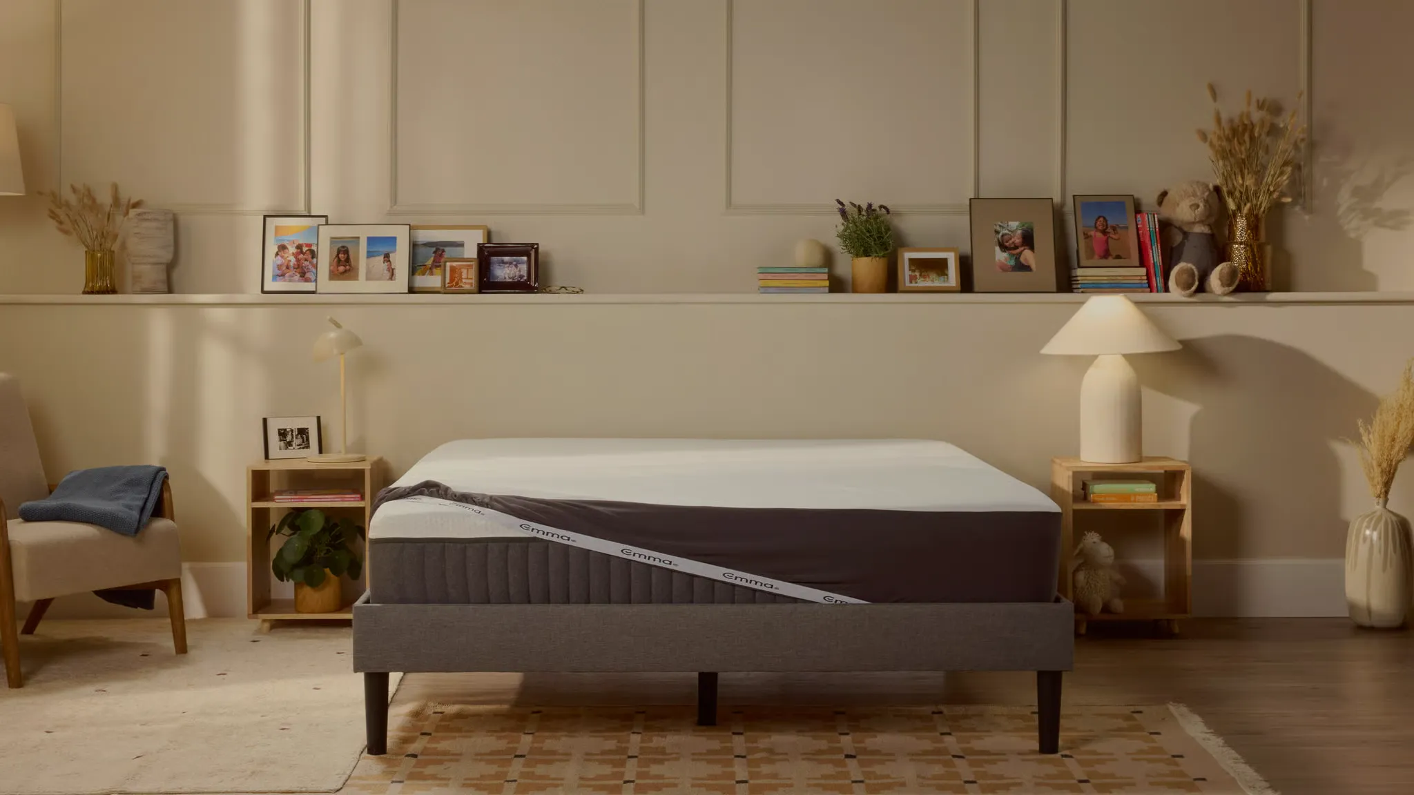 Emma mattress offering comfortable cushioning and responsive support