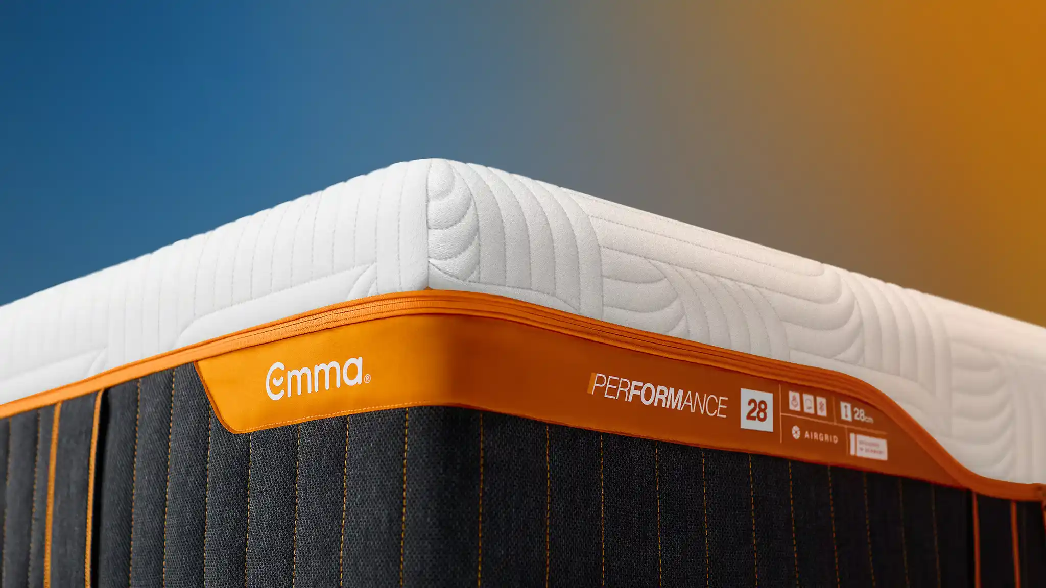 Emma mattress in an inviting bedroom designed around comfortable everyday sleep